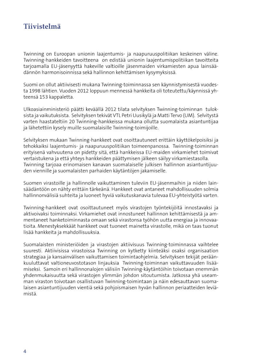 Tiivistelmä dating virasto 3
