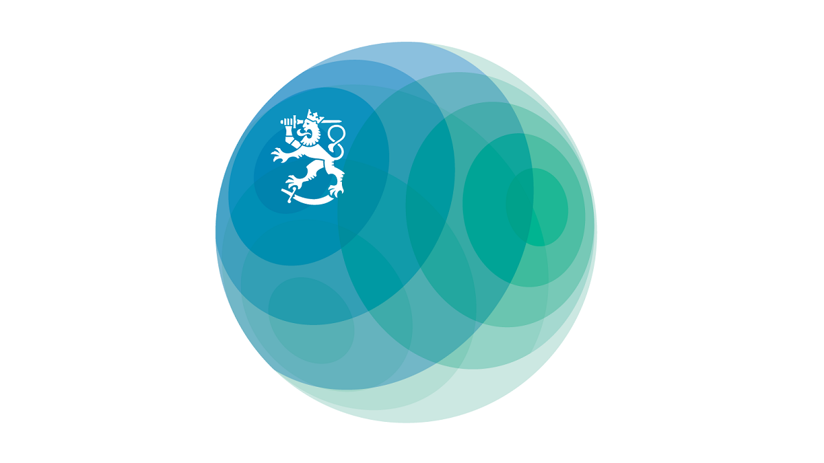 Blågröna utrikesministeriets logo