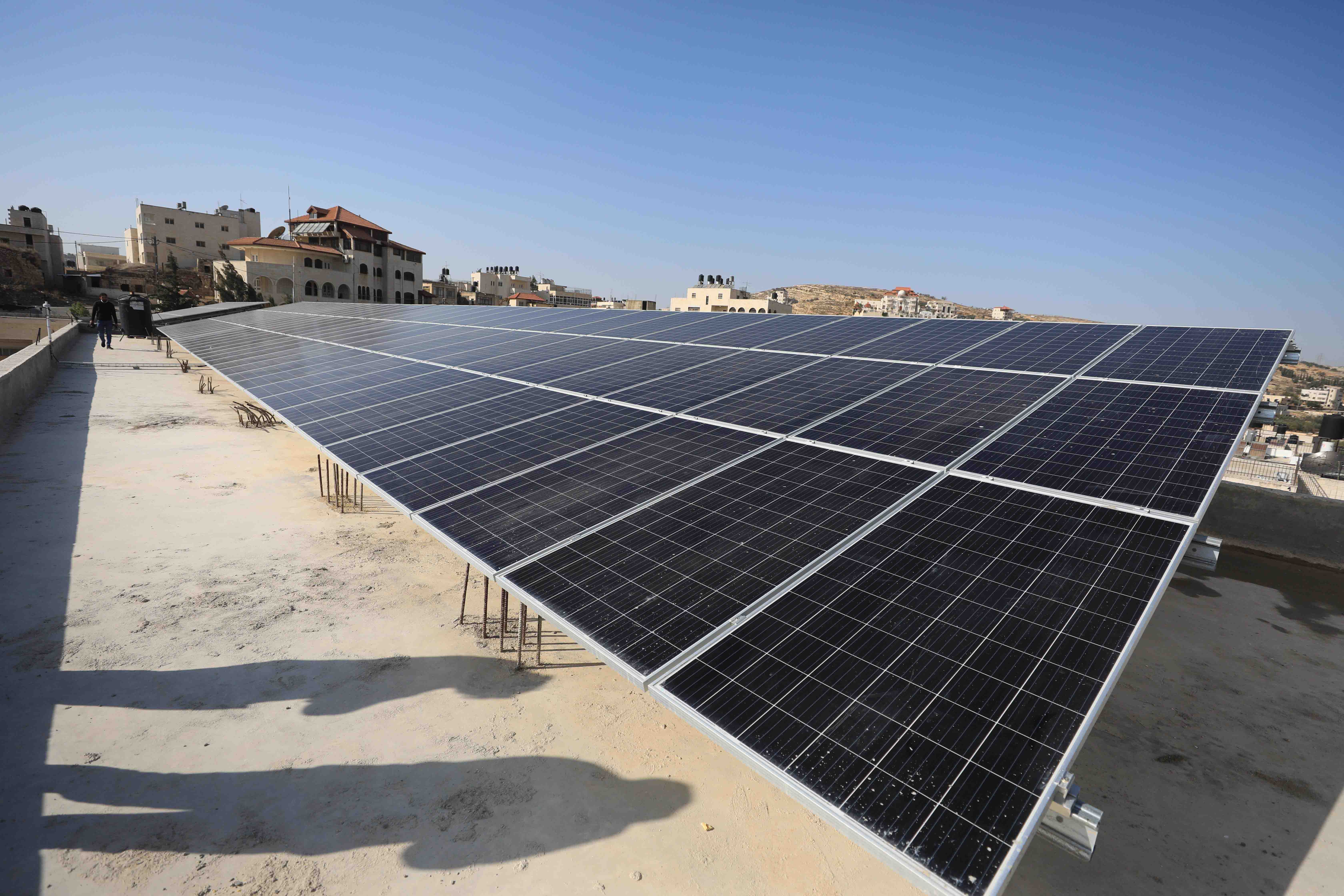 Finland’s investments in the IFC climate fund enabled more than 500 schools in the Palestinian territories in the West Bank and Gaza to put solar panels on their roofs. 