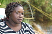 25-vuotias ugandalainen Jennifer teki kahta työtä Kairossa, kuva: Päivi Arvonen