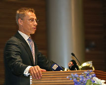 Foreign Minister Alexander Stubb