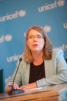 Anne Sipiläinen. Kuva: Unicef / Martti Penttilä