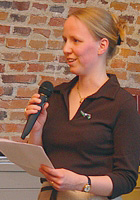 Elise Garritzen skriver sin doktorsavhandling om Liisi Karttunen.