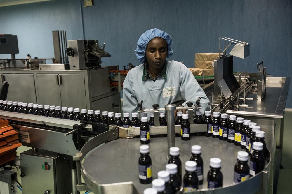 En av Finnfunds framgångsrika investeringar är en läkemedelsfabrik nära Nairobi. Bild: Juho Paavola.