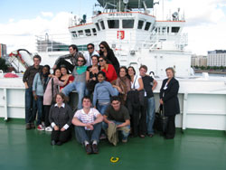 FCP-2008 on board research vessel Aranda. Photo by Joyce Lai.