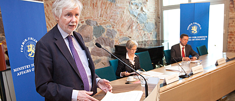 Foreign Minister Erkki Tuomioja gave the opening speech at "Human rights in the United Nations system; trends, successes and challenges" Seminar on Wednesday 17, April, in Helsinki.