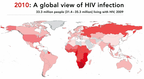 HIV PREVALENCE MAP 