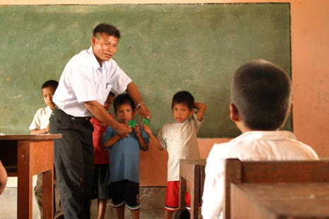 Kaksikielisyysopetus, Amazonia, Peru. Kuva: UNICEF