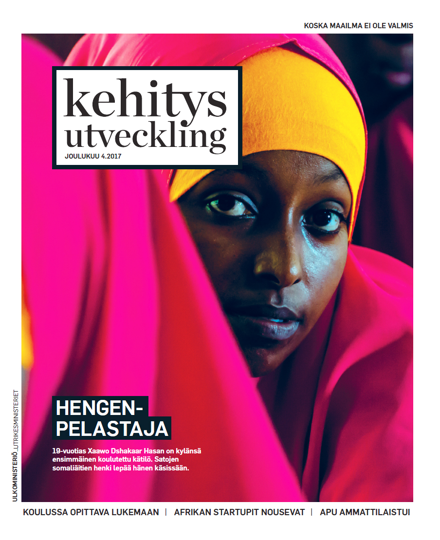 Kehitys-Utveckling berättar om kvinnors ställning. Bild: Joonas Lehtipuu