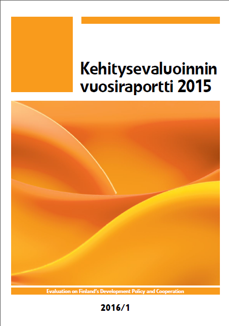 Kehitysevaluoinnin vuosiraportti 2015