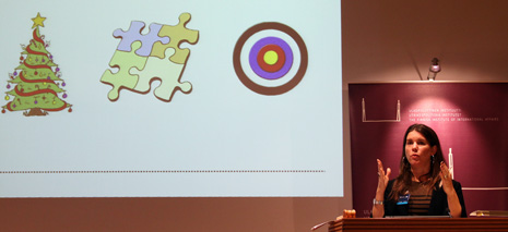 Post 2015, vuosituhattavoitteet, Caire Melamed. Kuva: Anne Heinonen.
