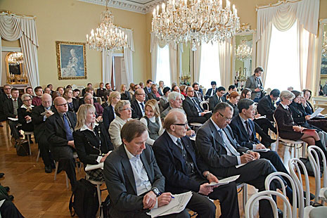 Seminariet samlade en bred publik bestående av tjänstemän, forskare, företrädare för frivilligorganisationer och diplomater. Foto: UM