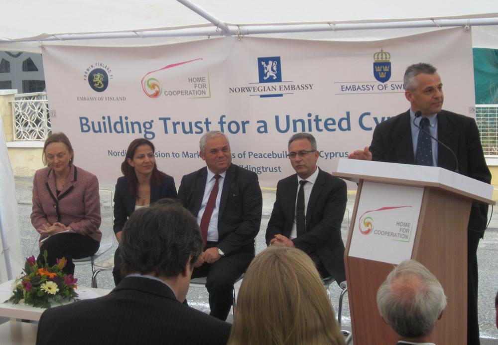 The Embassies of Finland, Sweden and Norway organized a discussion event Building Trust for a United Cyprus in Nicosia on April 15th.
