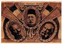 Three Emperors, who recognized Finland: William II of Germany, Mehmet V of Turkey, and Franz Josef of Austria.