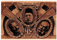  Tre kejsare som erkände Finland: Tysklands Vilhelm II, Turkiets Mehmet V och Österrikes Frans Josef
