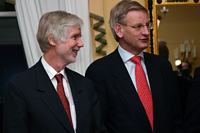 Utrikesminister Erkki Tuomioja och Sveriges utrikesminister Carl Bildt träffades i Vanda.
