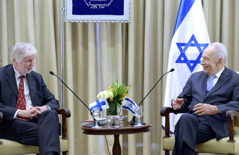 Utrikesminister Tuomioja besökte Israel och Palestinska området 
