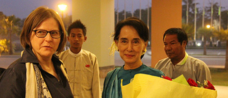 Utvecklingsminister Hautala träffade Aung San Suu Kyi