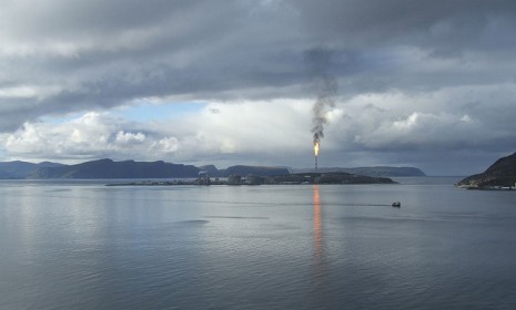 Hammerfestin öljynjalostamo. Kuva: Roger Greenhalgh