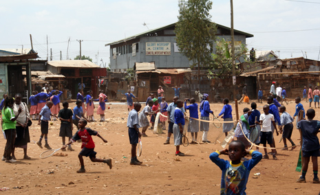 Nairobilaisia lapsia, kuva: Laura Rantanen