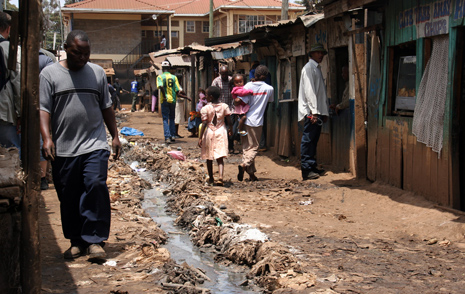 Kuja Kiberan slummissa, kuva: Laura Rantanen