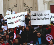 Tunisian jasmiinivallankumous alkoi tammikuussa