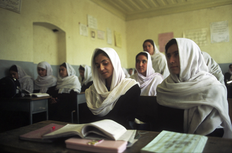 Tyttökoulu Kabulissa, kuva: Rauli Virtanen