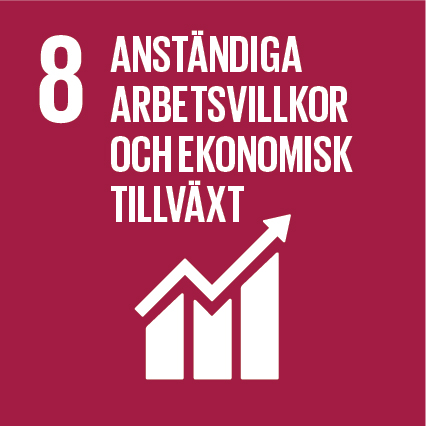 Det globala målet 8: Anständiga arbetsvillkor och ekonomisk tillväxt